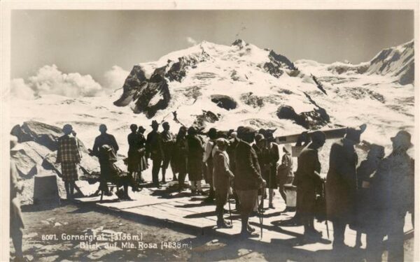 Gornergrat Zermatt VS mit Monte Rosa