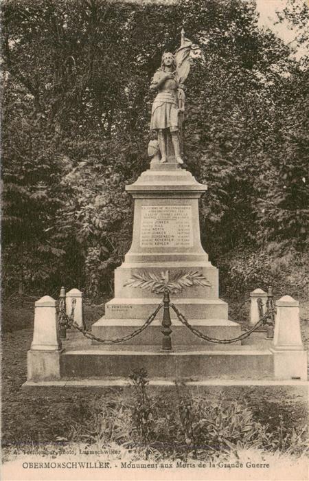 Obermorschwiller 68 Haut-Rhin Monument aux Morts de la Grande Guerre