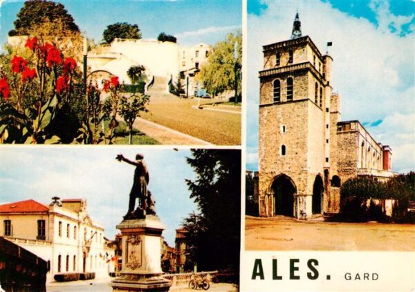 Ales 30 Les Escaliers de la Marechale La Statue