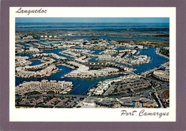 Languedoc-Roussillon Port Camargue Vue aerienne