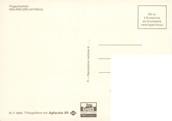 Malans GR Fliegeraufnahme mit Falknis – Bild 2