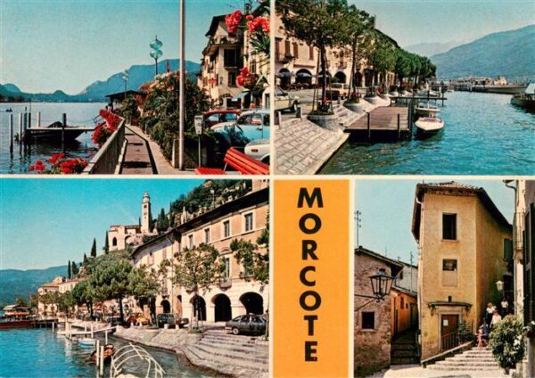 Morcote Lago di Lugano TI Orts und Teilansichten