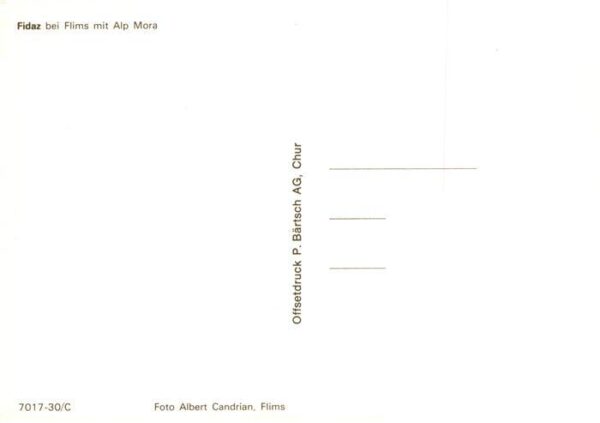 Fidaz GR mit Alp Mora – Bild 2