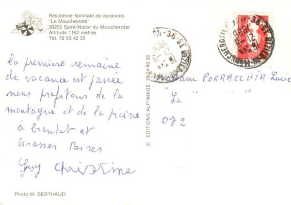 Saint-Nizier-du-Moucherotte Residence de Vacances Le Moucherotte – Bild 2