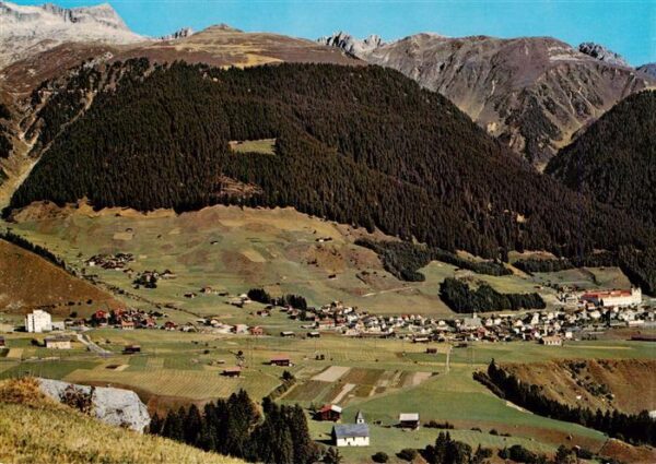 Disentis GR Blick von Mompe Medel