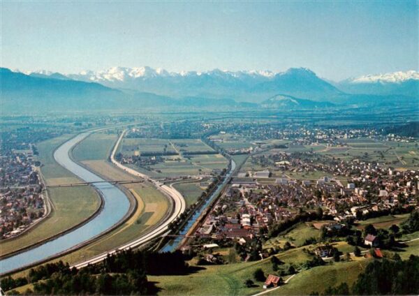 Heerbrugg SG Widnau und Au Rheintal mit Vorarlberg A
