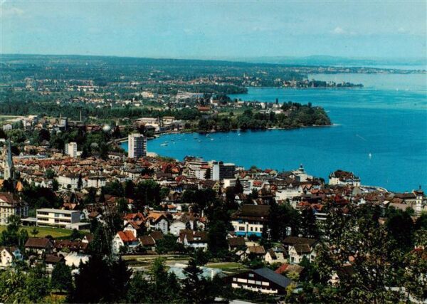 Rorschach Bodensee SG mit Seebuchten von Horn Steinach Arbon