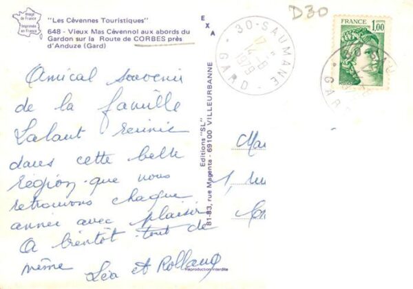 Corbes 30 Gard Vieux Mas Cévennol aux abords du Gardon – Bild 2