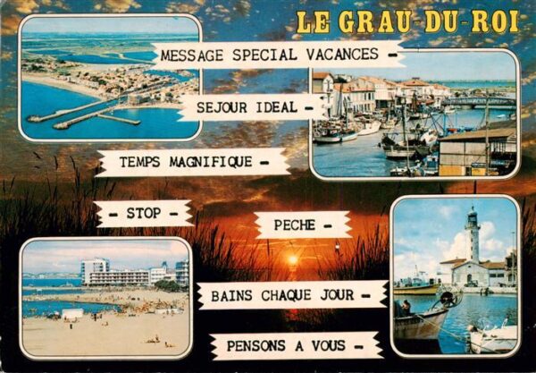 Le Grau-du-Roi 30 Gard Vue générale aérienne le chenal la plag