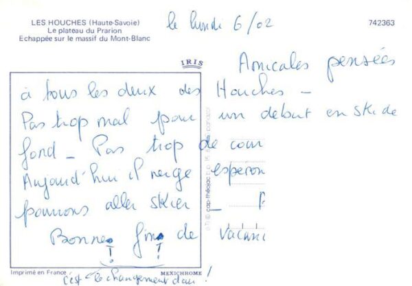 Les Houches 74 Haute-Savoie Plateau du Prarion échappée sur le mass – Bild 2