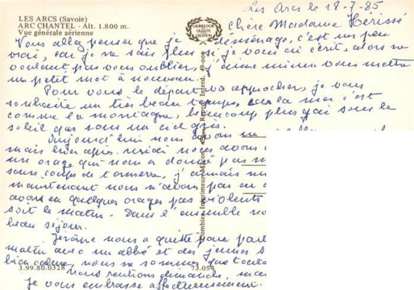 Les Arcs 73 Savoie Arc Chantel vue générale aérienne – Bild 2