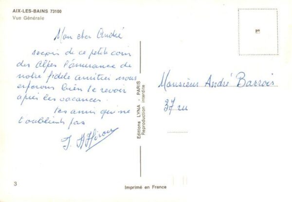 Aix-les-Bains 73 Savoie Vue générale – Bild 2