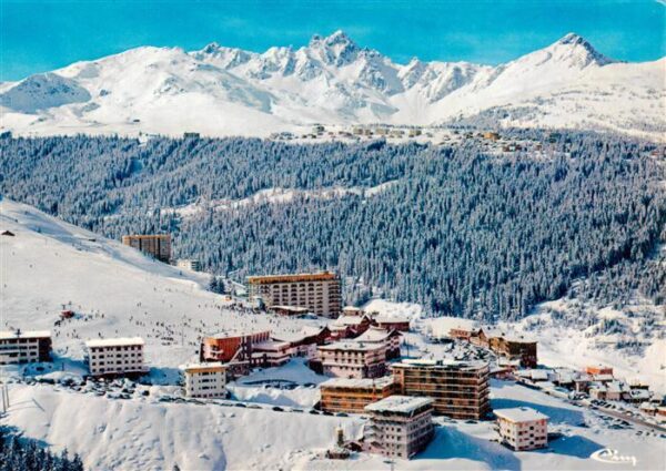 Courchevel 73 Savoie Vue partielle de la station Wintersport