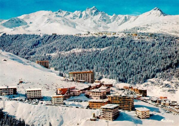 Courchevel 73 Savoie Vue partielle de la station Wintersport