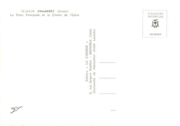 Chambery 73 Savoie Poste Principale et la Chaîne de l'Epin – Bild 2