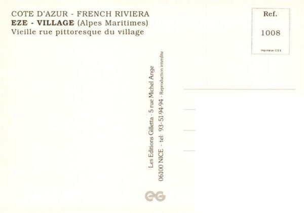 Eze-sur-Mer 06 Vieille rue pittoresque du village – Bild 2