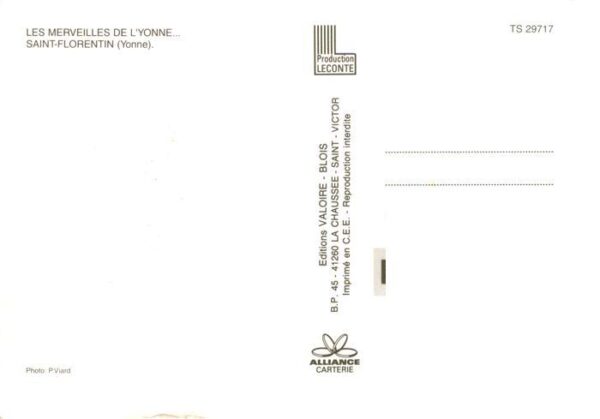 Saint-Florentin 89 Yonne Brunnen Teilansichten – Bild 2