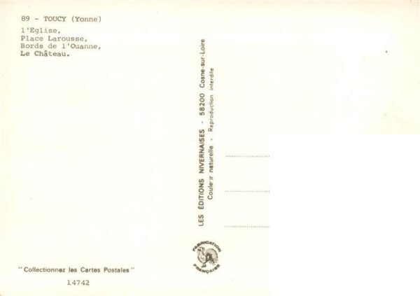 Toucy 89 Yonne Eglise Place Larousse Bords de l'Ouanne – Bild 2