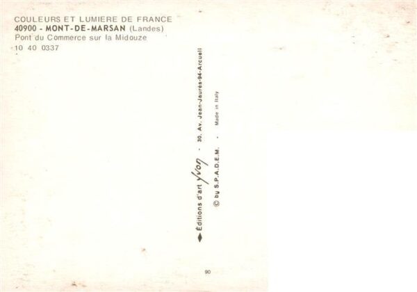 Mont-de-Marsan 40 Landes Pont du Commerce sur la Midouze – Bild 2