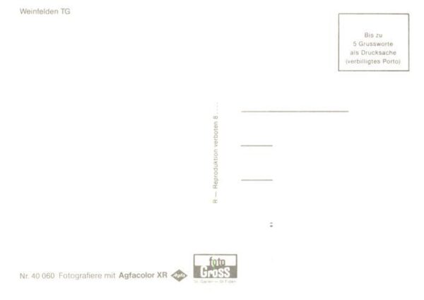 Weinfelden TG Ortszentrum Blick zur Kirche – Bild 2