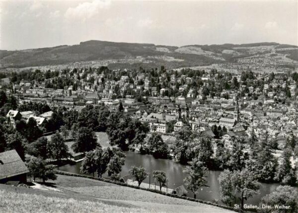 St Gallen SG Panorama Drei Weiher