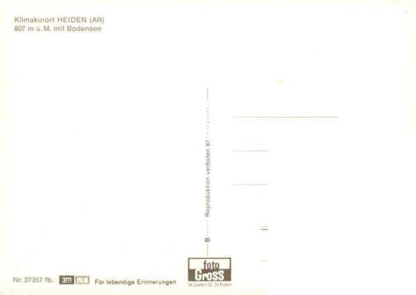 Heiden AR Panorama Klimakurort mit Blick auf den – Bild 2