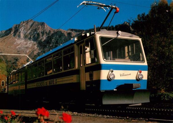 Rochers de Naye VD Automotrice double Bhe 4/8. No. 303 Eis