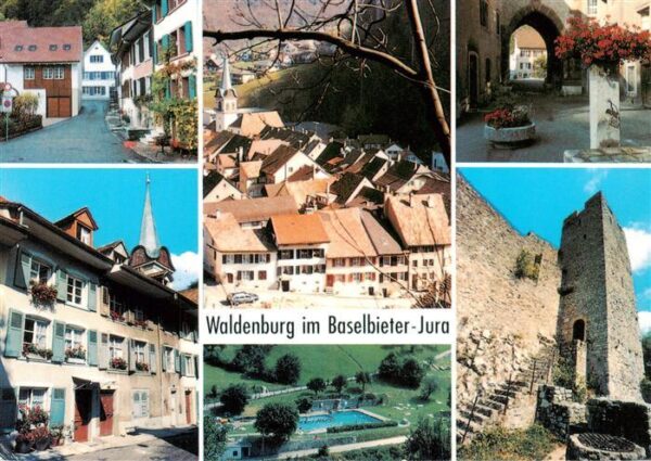 Waldenburg BL Teilansichten historisches Städtchen am