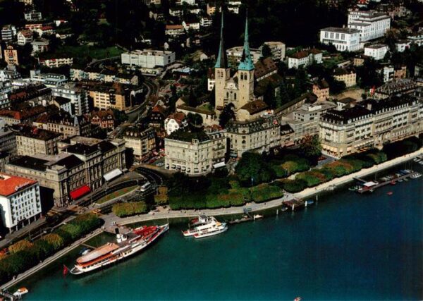 Luzern  LU Hofkirche Schiffsrestaurant Wilhelm Tel