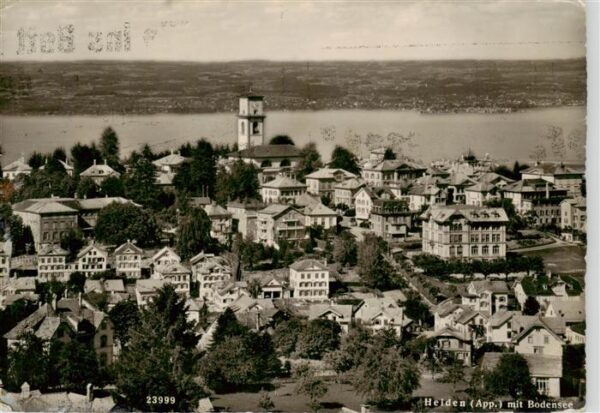 Heiden AR Stadtpanorama mit Blick auf den Bodense
