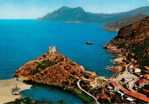Porto  Golfe de Corse Küstenpanorama