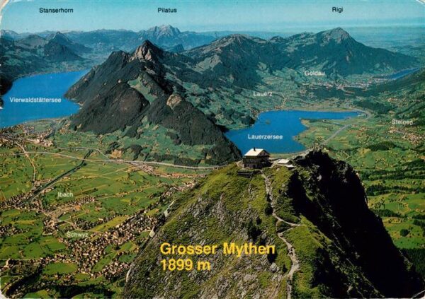 Grosser Mythen 1899m SZ Mythen-Kulm Leuerzersee Vierwaldstätter