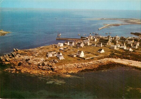 Ile-de-Sein 29 Finistere Le Kestell vue aérienne