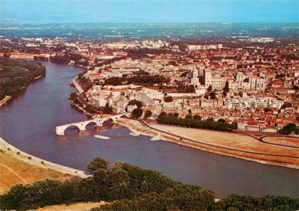 Avignon 84 Vaucluse Vue générale aerienne