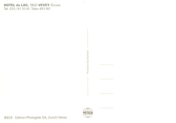 Vevey VD Hotel du Lac – Bild 2