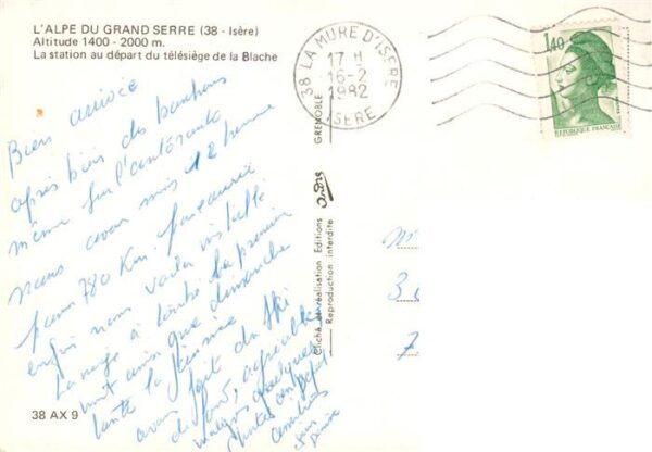 Le Grand-Serre La station au depart du telesiege de la – Bild 2