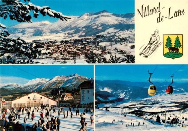Villard-de-Lans 38 Isere Panorama et le Carnafion Patinoire Tele