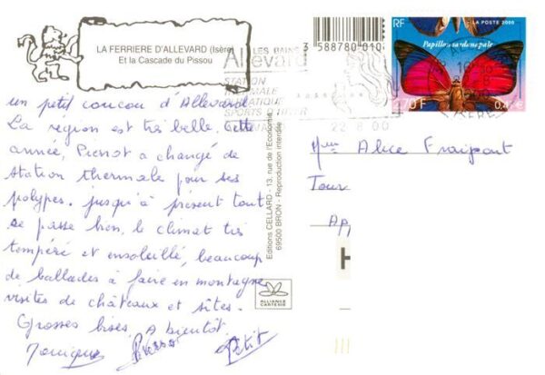 La Ferriere d Allevard 38 Isere Et la Cascade du Pissou – Bild 2