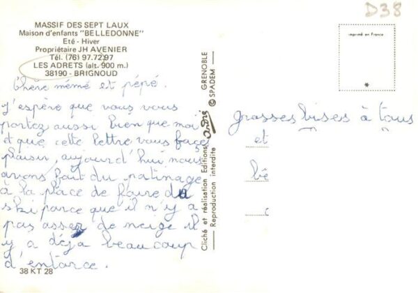 Les Adrets 38 Isere Maison d’enfants Belledonne – Bild 2