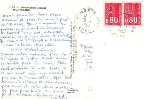 Montolieu Maison Saint Vincent – Bild 2