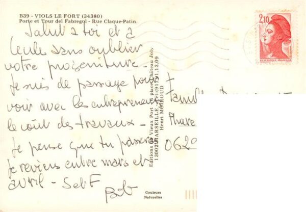 Viols-le-Fort Porte et Tour del Fabregol Rue Claque P – Bild 2