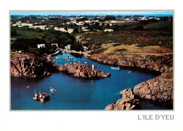 Ile d Yeu Le Port de la Meule Vue aerienne