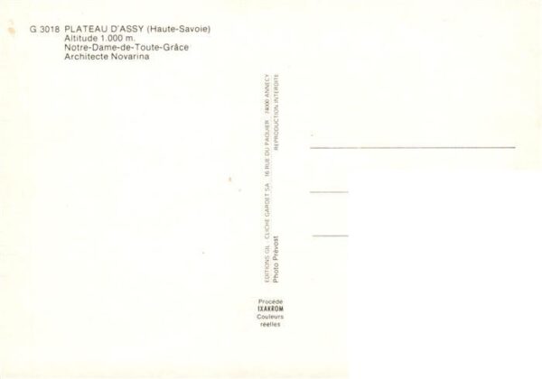 Plateau d Assy Notre Dame de Toute Grace – Bild 2