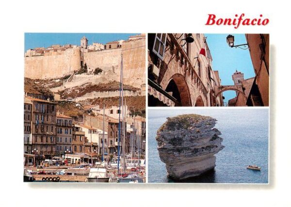 Bonifacio 2A Corse du Sud Le vieux port Ruelle Le grain de sable