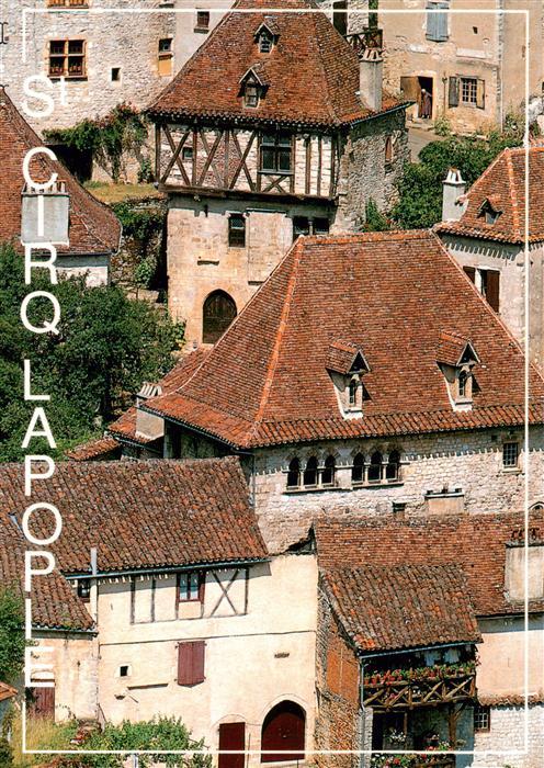 St-Cirq-Lapopie 46 Lot Premier village de France entierement c