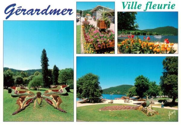 Gerardmer 88 Vosges Ville fleurie Vue d'ensemble