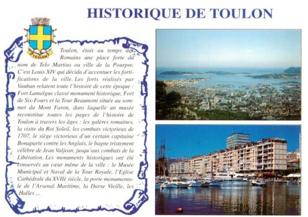 Toulon -sur-Mer 83 Var Vue aerienne Le Port