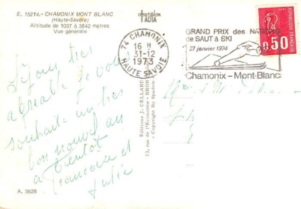 Chamonix 74 Haute-Savoie Vue generale Mont Blanc – Bild 2