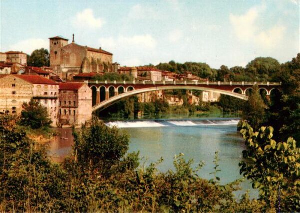 Gaillac 81 Le Pont sur le Tarn et l’Eglise St Mich