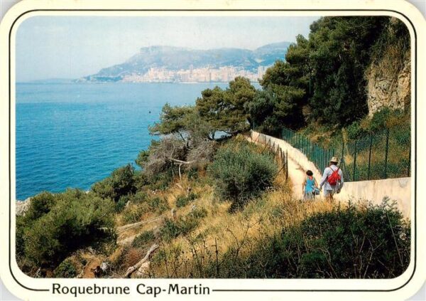 Roquebrune-Cap-Martin 06 Alpes-Maritimes Chemin des Douaniers